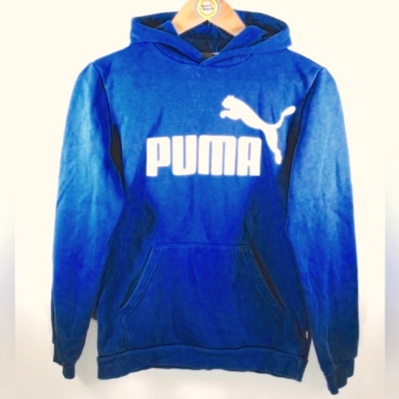 (M)🆕️PUMA🔥Host Pick🔥 Rare Royaly Blue💙 Sweatshirt Hoodie Ptp20"×L25" - Picture 2 of 12
